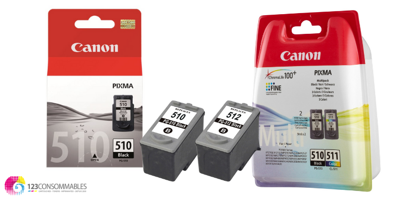 CARTOUCHES JET D'ENCRE POUR CANON